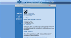 Desktop Screenshot of logistyka.univ.gda.pl
