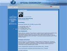 Tablet Screenshot of logistyka.univ.gda.pl